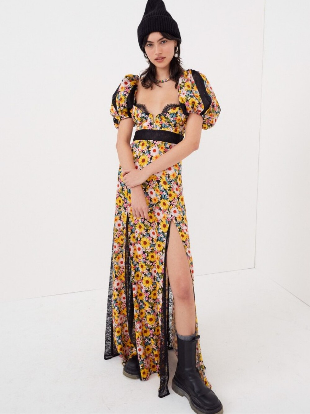 For Love & Lemons Sylvia Maxi Dress